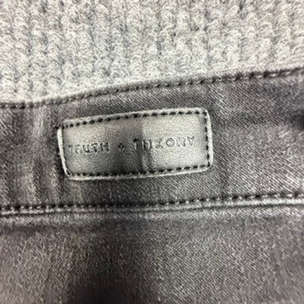Truth + Theory Women 14 High Rise Button Fly Skinny Jean Black Rinse OM23630H20B - Picture 16 of 16